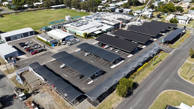 Frenchville Car Park Shade Structures