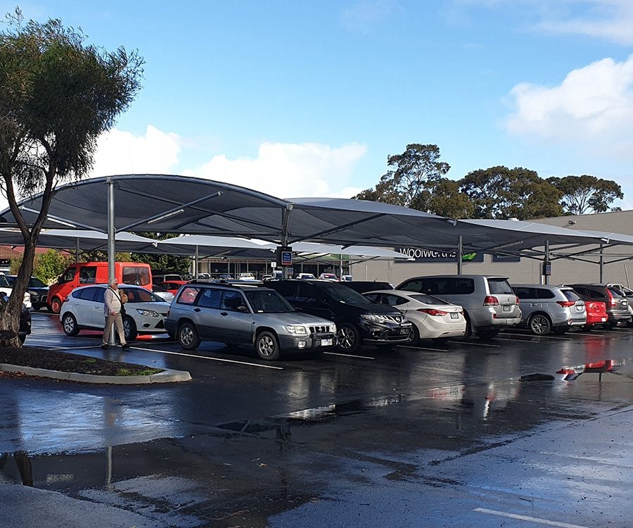 Car-park-shade-structure-woolworths-wonthaggi